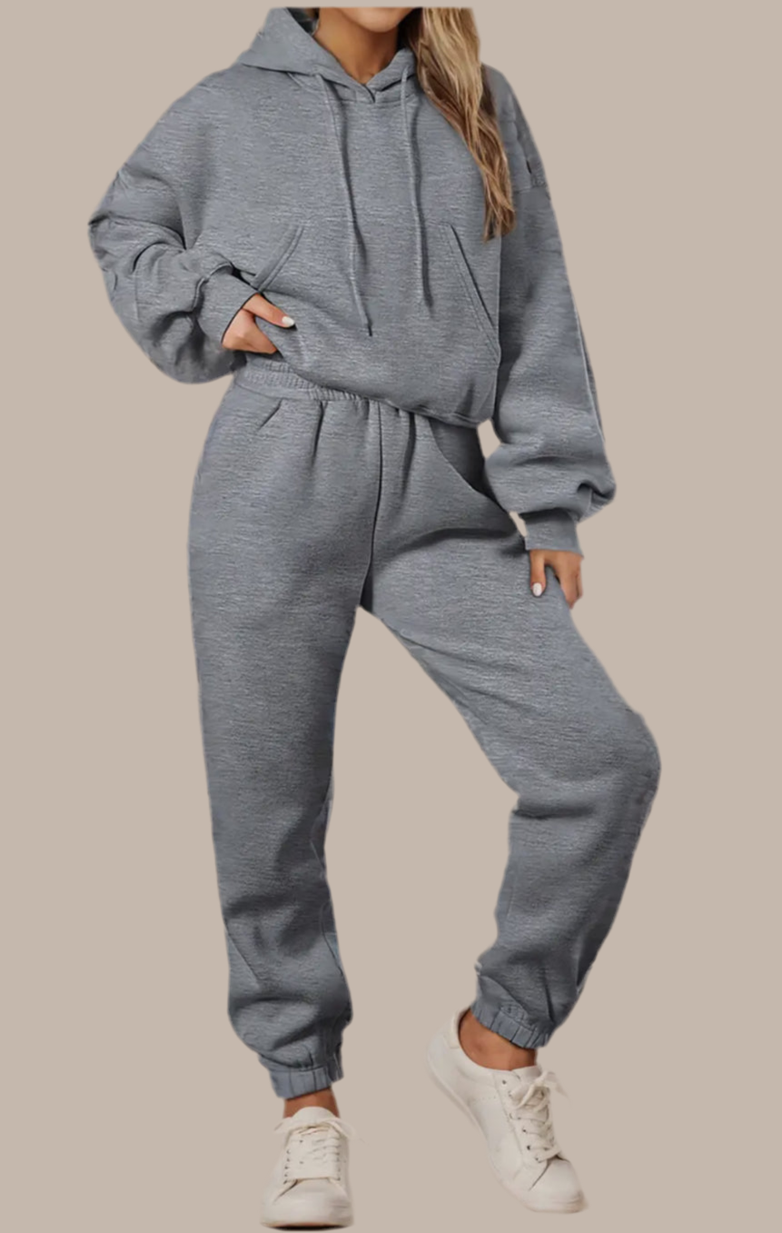 Boyfriend jogger set with hoodie