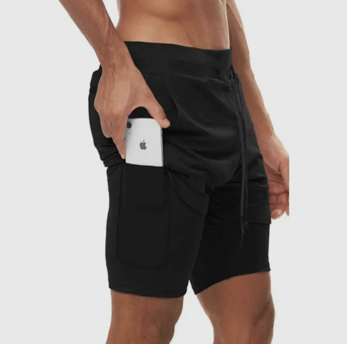 Men 2 in 1 set shorts