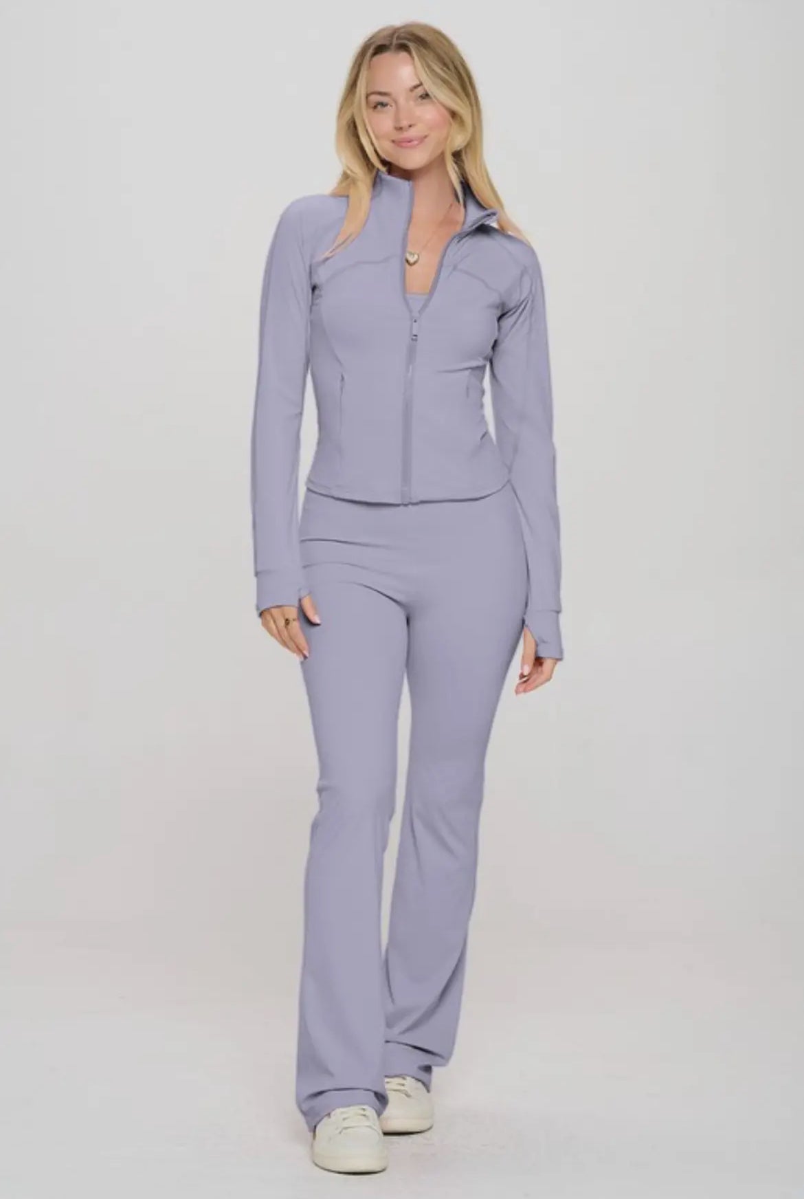 Jumpsuit set with matching jacket
